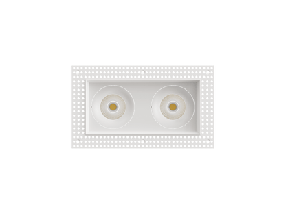 LBU-VOR35TMS-2H-15-CCTRayhil VOR35TMS-2H Vortex 3.5" 15W Trimless 2-Head Recessed LED Downlight Selectable CCT