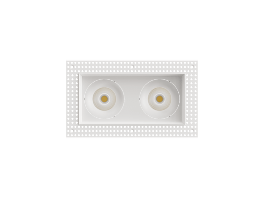 LBU-VOR35TMS-2H-15-CCTRayhil VOR35TMS-2H Vortex 3.5" 15W Trimless 2-Head Recessed LED Downlight Selectable CCT