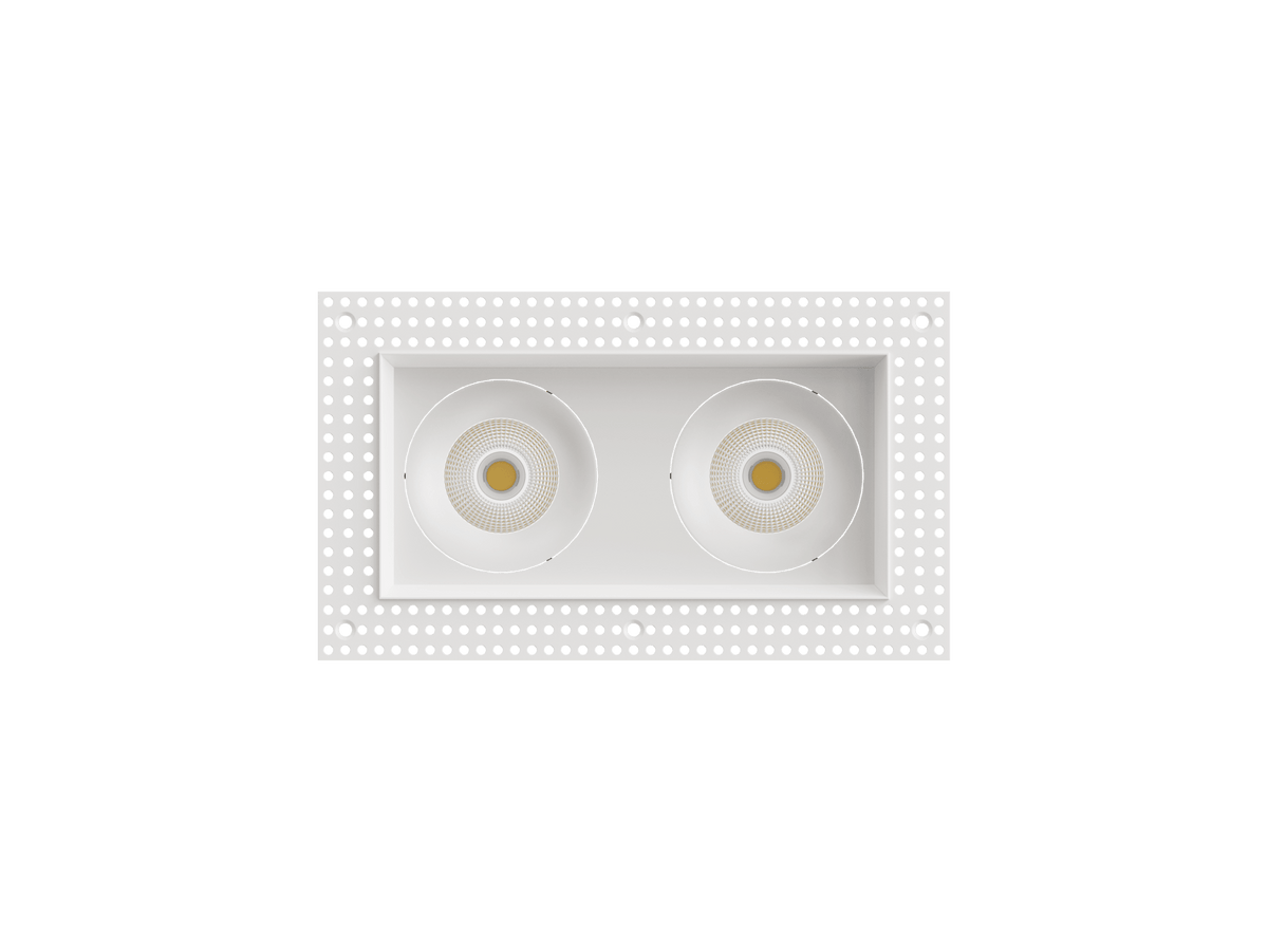 LBU-VOR35TMS-2H-20-CCTRayhil VOR35TMS-2H Vortex 3.5" Trimless 2-Head Recessed LED Downlight Selectable CCT