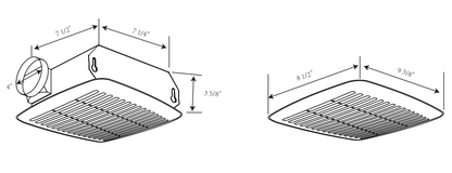 RP - BVF70RP BVF70 70CFM Bathroom Exhaust Fan 6 Sones