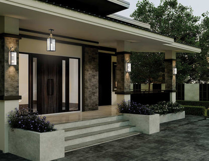 SATCO-60-8505Satco 60 - 8505 Holden 23" Outdoor Hanging Pendant Light