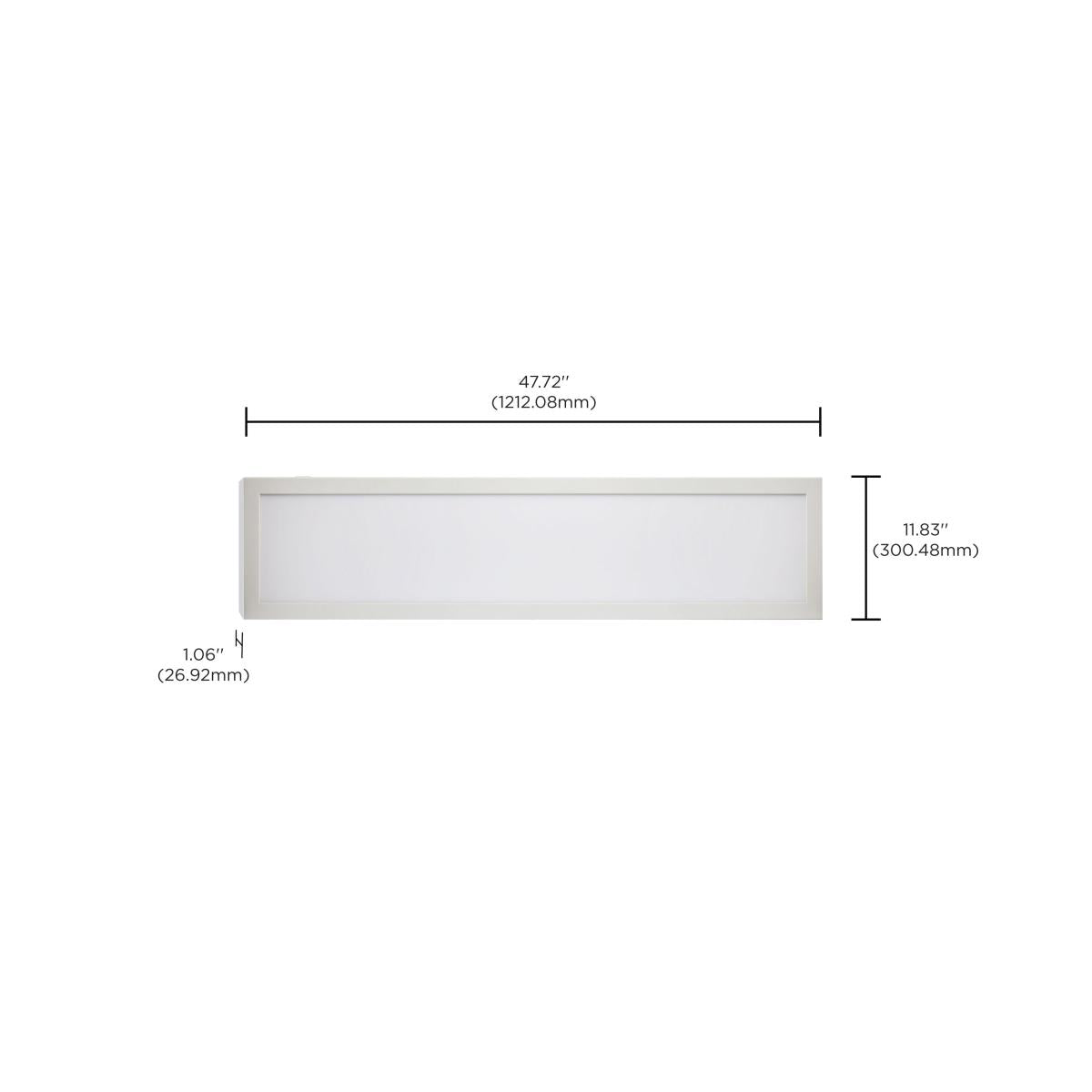 SATCO - 62 - 1775SATCO 62 - 1775 47W LED 1FT X 4FT Surface Mount Selectable CCT