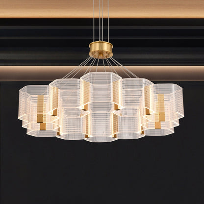 SATCO-62-2404Satco 62-2404 Kenzo 12 Light LED Chandelier