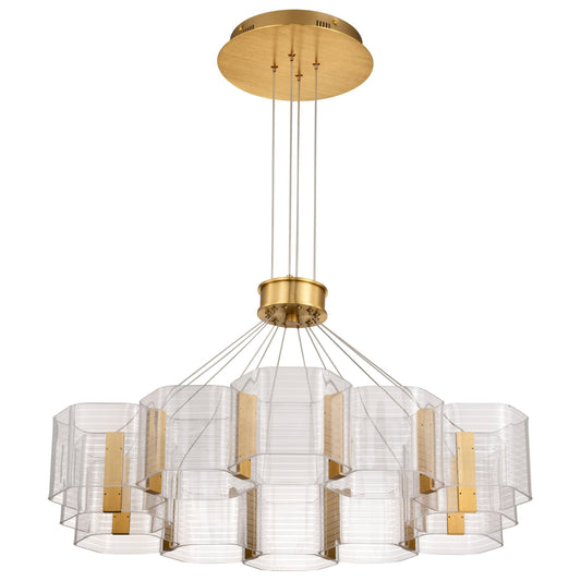 SATCO-62-2404Satco 62-2404 Kenzo 12 Light LED Chandelier