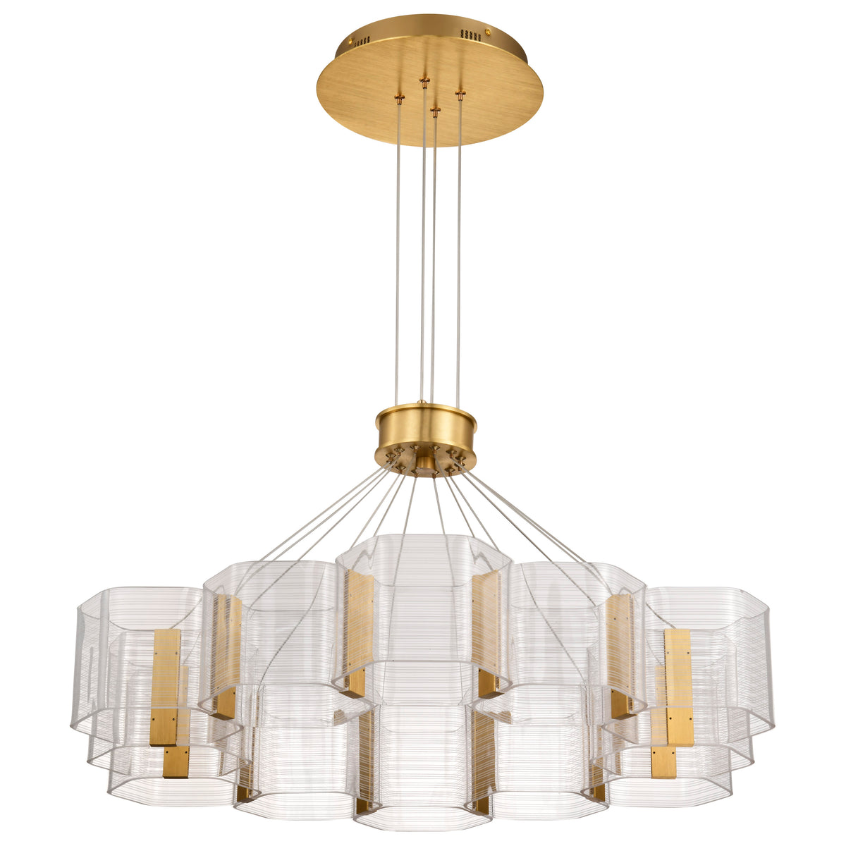 Satco 62-2404 Kenzo 12 Light LED Chandelier