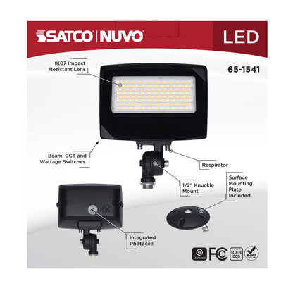 SATCO-65-1541SATCO 65 - 1541 80W LED Flood Light Selectable CCT/Wattage/Beam Angle