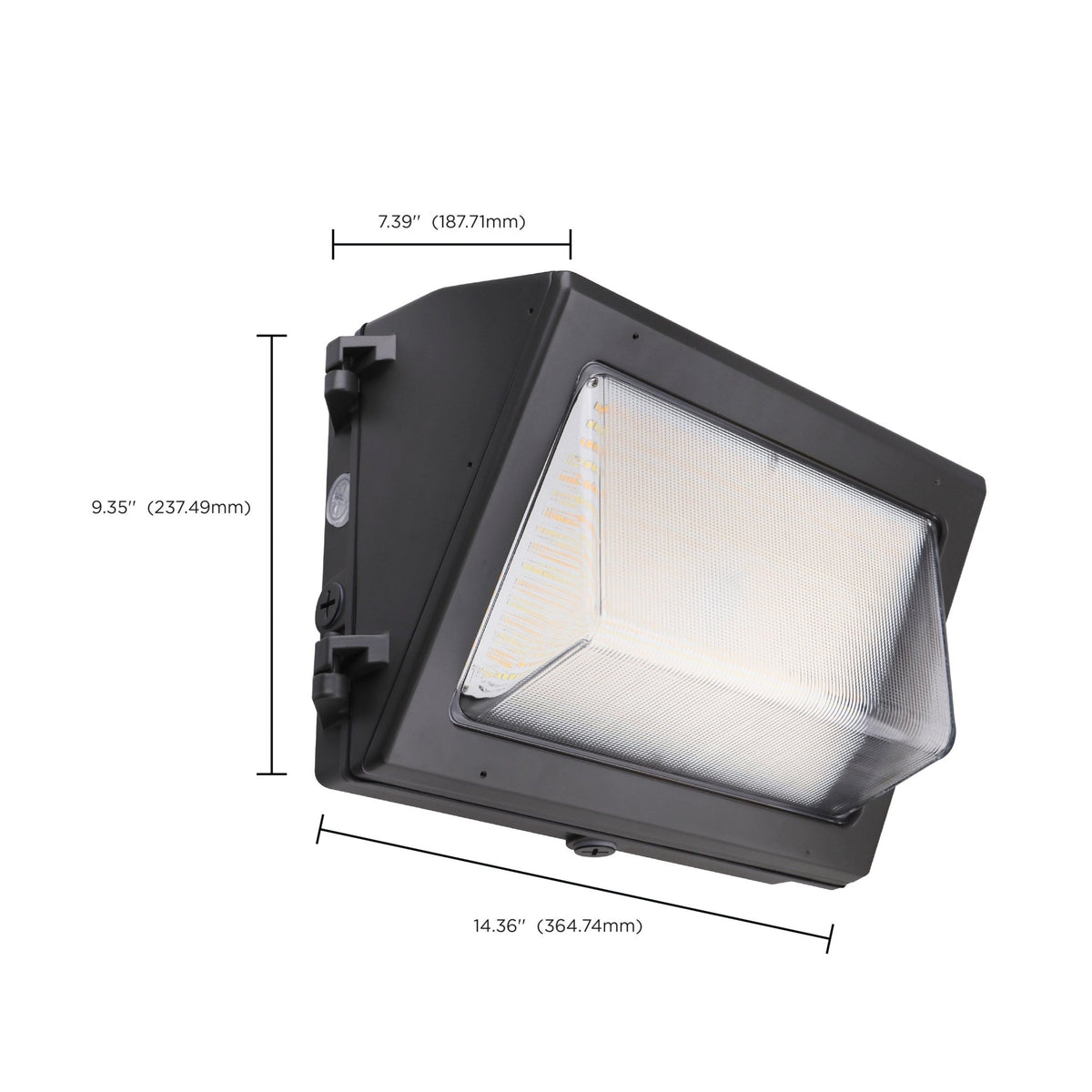 SATCO-65-758Satco 65-756 LED Wall Pack Selectable CCT + Wattage + Photocell