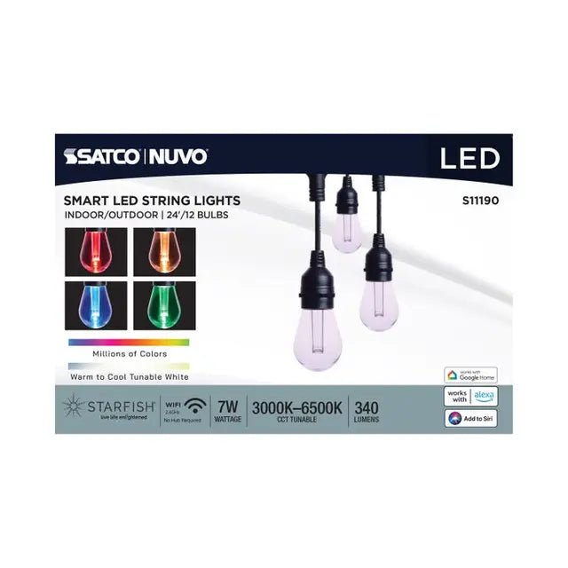 SATCO-S11190Satco S11190 24 Foot LED String Light RGBTW