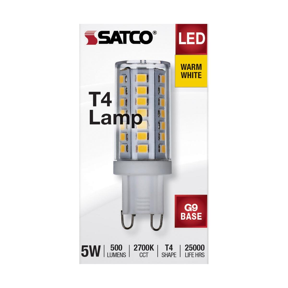 SATCO - S11238Satco S11238 5W G9 27K LED Bulb