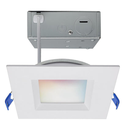 SATCO-S11560SATCO S11565 4" 9W LED Square Flat Wafer RGBW