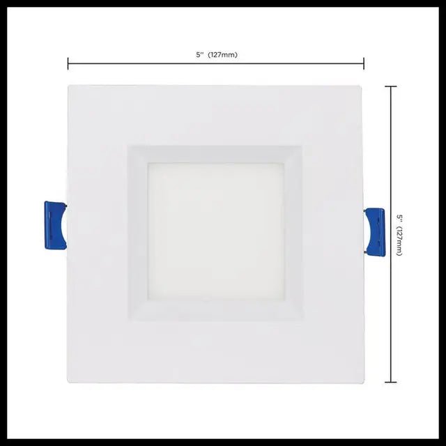 SATCO-S11560SATCO S11565 4" 9W LED Square Flat Wafer RGBW