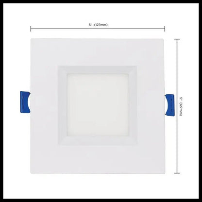 SATCO-S11560SATCO S11565 4" 9W LED Square Flat Wafer RGBW