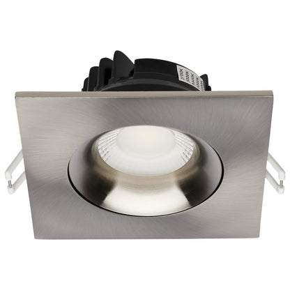 SATCO - S11629R1SATCO S11627R1 3.5" 12W LED Square Recessed GIMBALED Downlight Selectable CCT