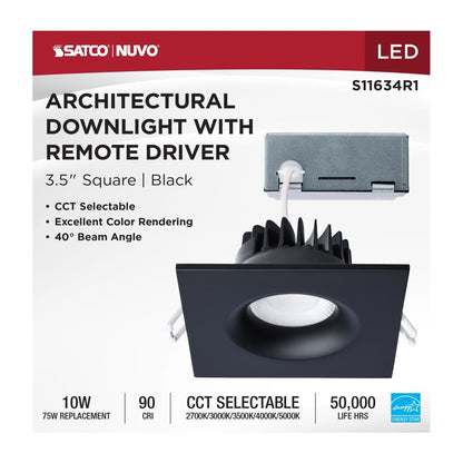 SATCO - S11634R1SATCO S11634R1 3.5" 10W LED Architectural Downlights Selectable CCT