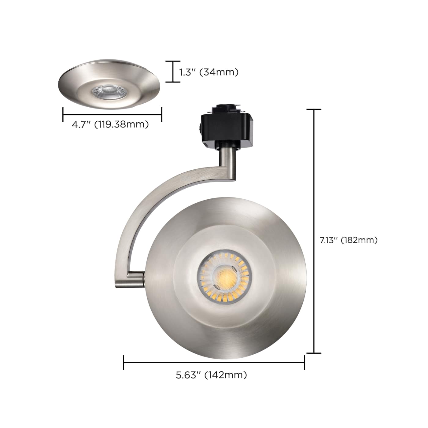 SATCO-TH675SATCO TH672 12W Track Head Selectable CCT 24°