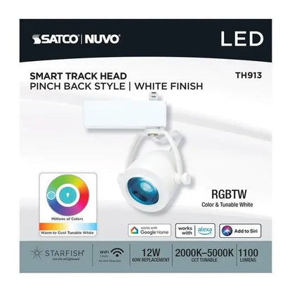 SATCO-TH913Satco TH913 12W LED Pinch Back Track Light RGBTW