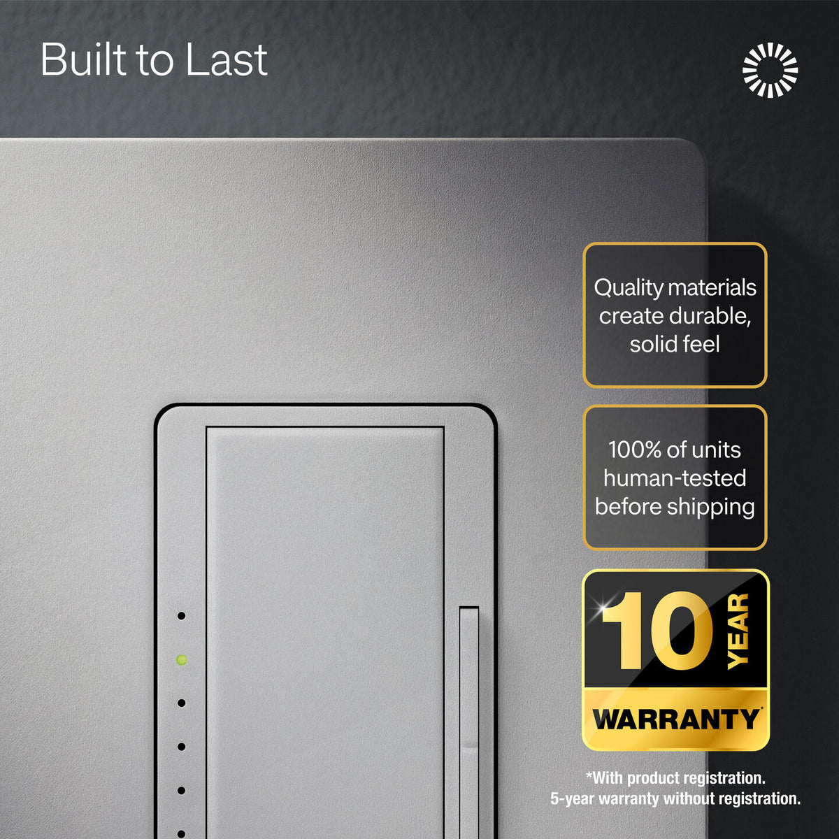 Lutron MA-PRO-SW Maestro PRO LED+ Dimmer Switch, Snow