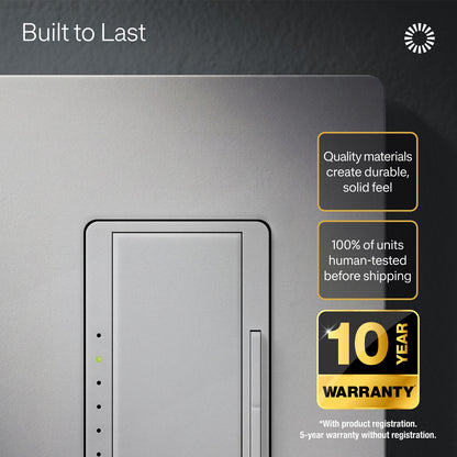 Lutron MA-PRO-SW Maestro PRO LED+ Dimmer Switch, Snow