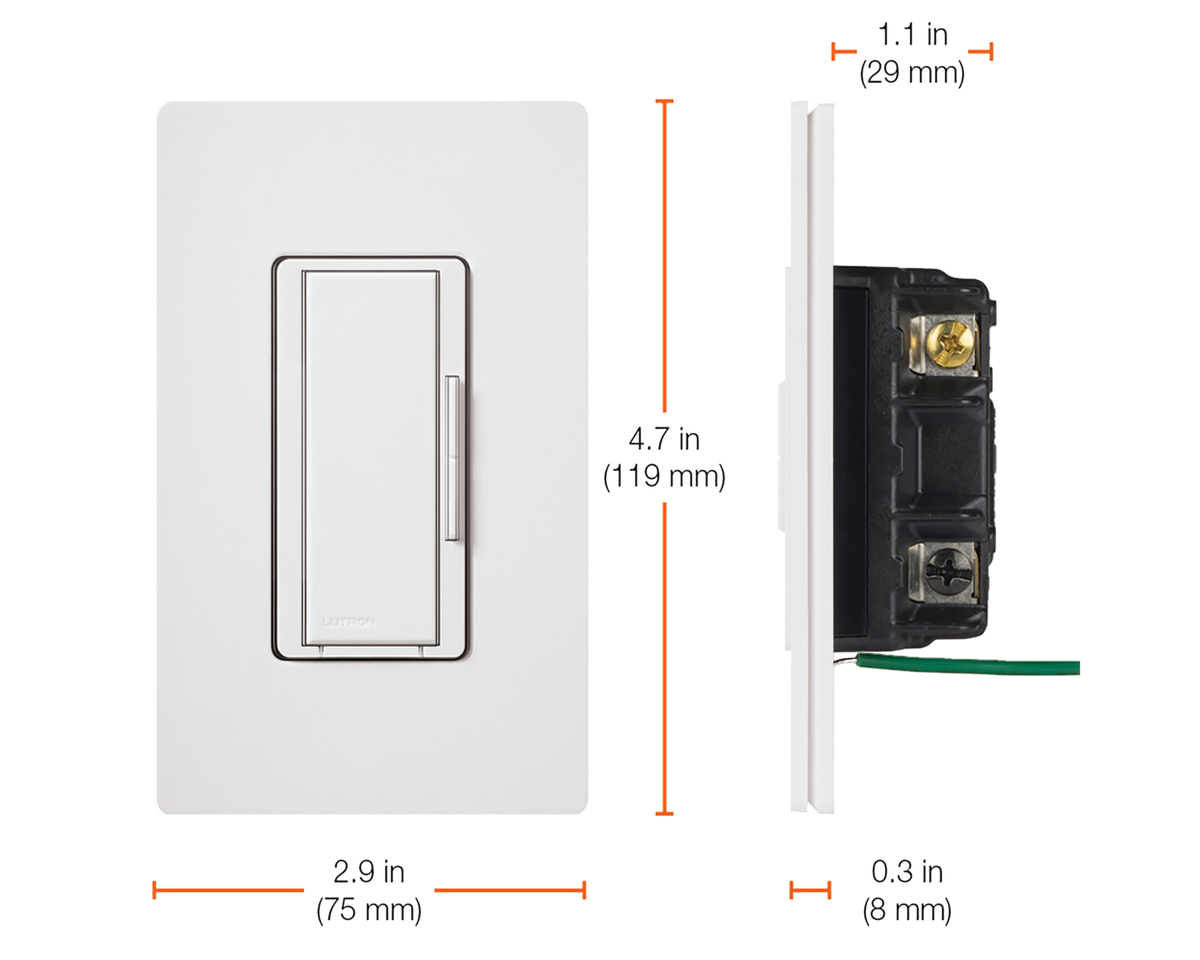 Lutron MA-R-WH Maestro Companion Dimmer, White