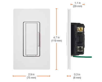 Lutron MA-R-WH Maestro Companion Dimmer, White