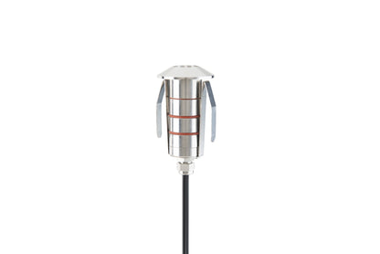 WAC - 1041 - 30SSWAC 1041 1″ 2W LED Inground Recessed Round Louver 12V