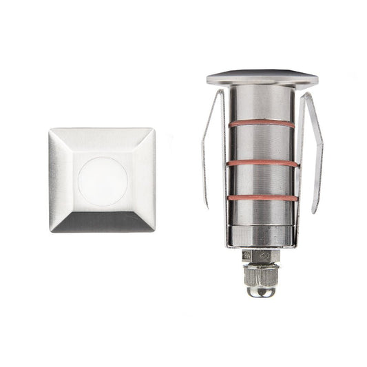 WAC - 1051 - 27SSWAC 1051 1″ 2W LED Inground Recessed Square 12V