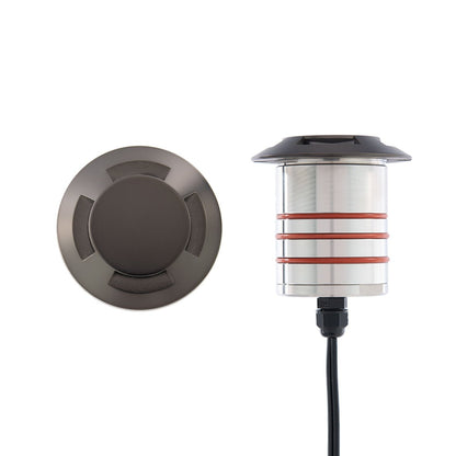 WAC-2101-27BSWAC 2101 2″ 4W LED 2″ Inground Recessed Round Quad Directional Landscape