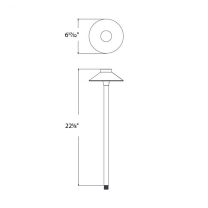WAC-6041-30BZWAC 6041 6.5W Tiki LED 12V Area Light