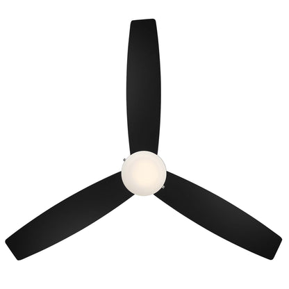 WAC - F - 072L - MBWAC ATLANTIS F - 072L 3 Blade 52" Sweep 20W Fan Light 30K