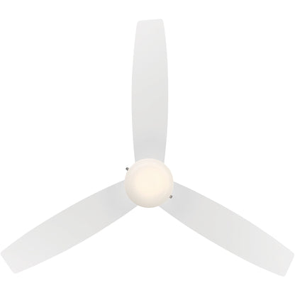 WAC - F - 072L - MBWAC ATLANTIS F - 072L 3 Blade 52" Sweep 20W Fan Light 30K