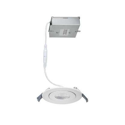 WAC-R4ERAR-W9CS-WTWAC Lighting R4ERAR Lotos 4in Round 5CCT Adjustable