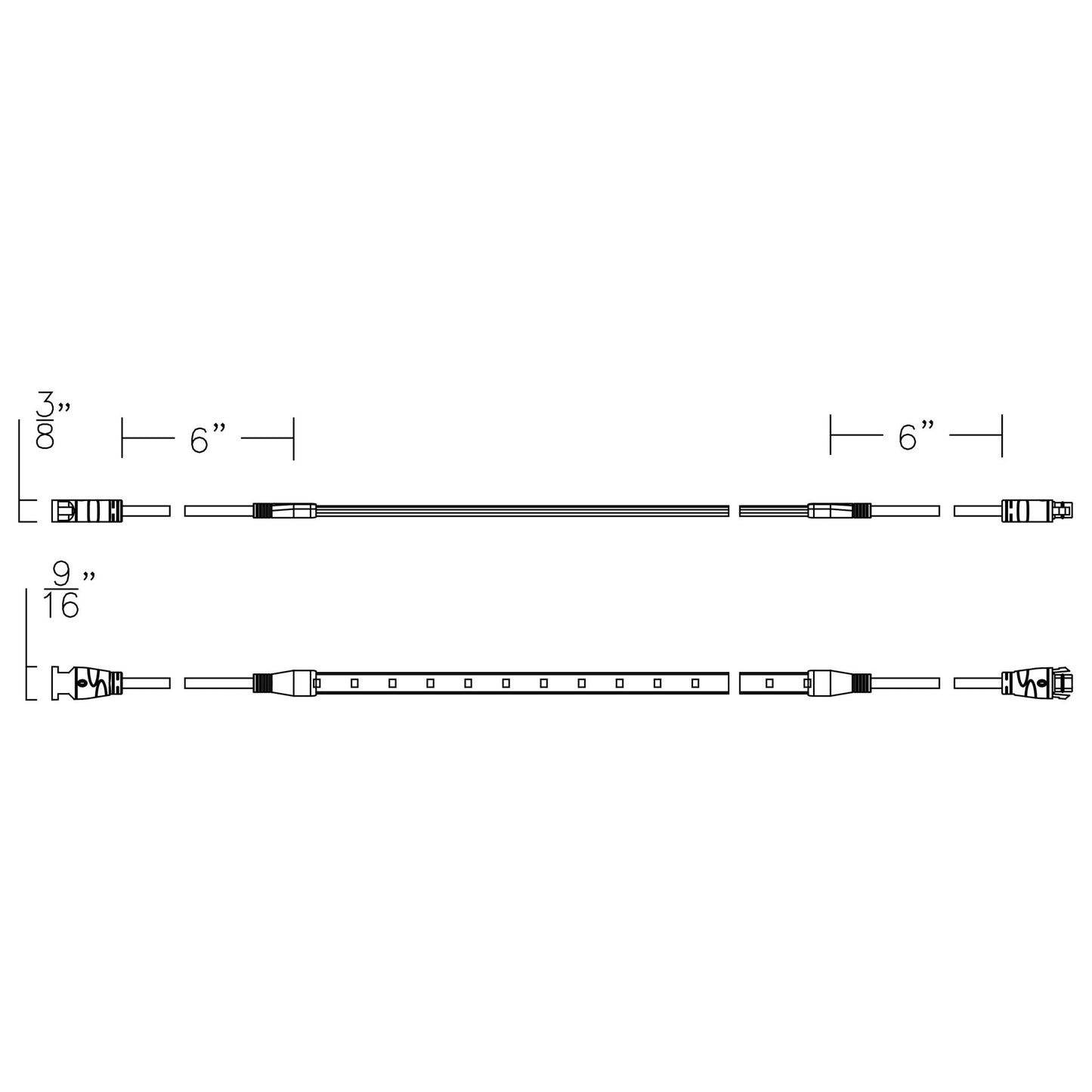 WAC - T24 - OD2 - 01 - 27WAC T24 - OD2 InvisiLED® Outdoor Wet Rated Tape Light 24VDC 2.4W