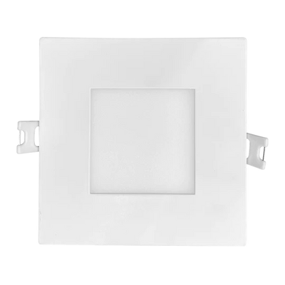 Luxrite LR23759 4" 10W LED Square Recessed Slim Wafer Selectable CCT