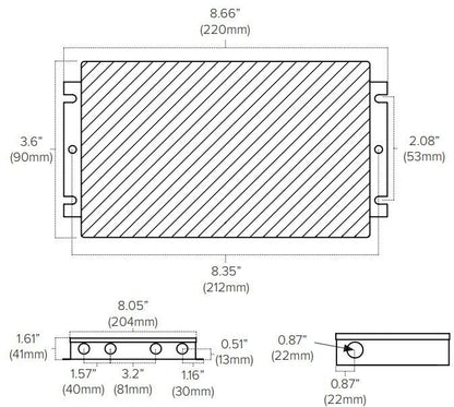 AML-ADPT-DRJ-96-24American Lighting ADPT-DRJ Adaptive 96W 24V DC Driver