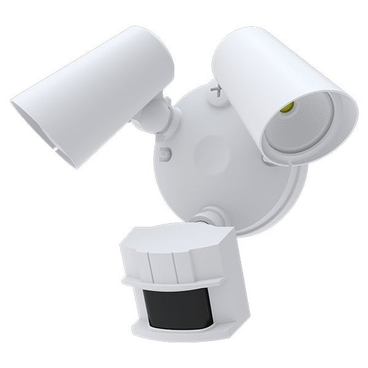 AML-FL2-3CCT-WHAmerican Lighting FORA 20W LED Dual Head Motion Sensing Security Light Selectable CCT