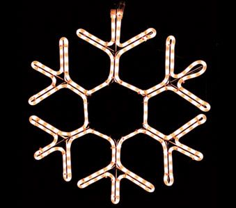 AML-LED-WW-HSM-SNOWF18American Lighting Snowflake Motifs LED Rope
