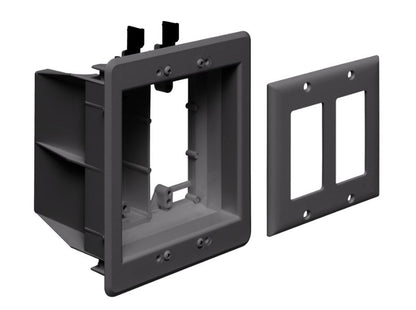 ARL-TVBU505BLArlington TVBU505 Two-Gang Recessed TV Box™ for Power and Low Voltage