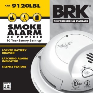 BRK-9120LBLBRK 9120LBL Smoke Detector 10 YR Warranty