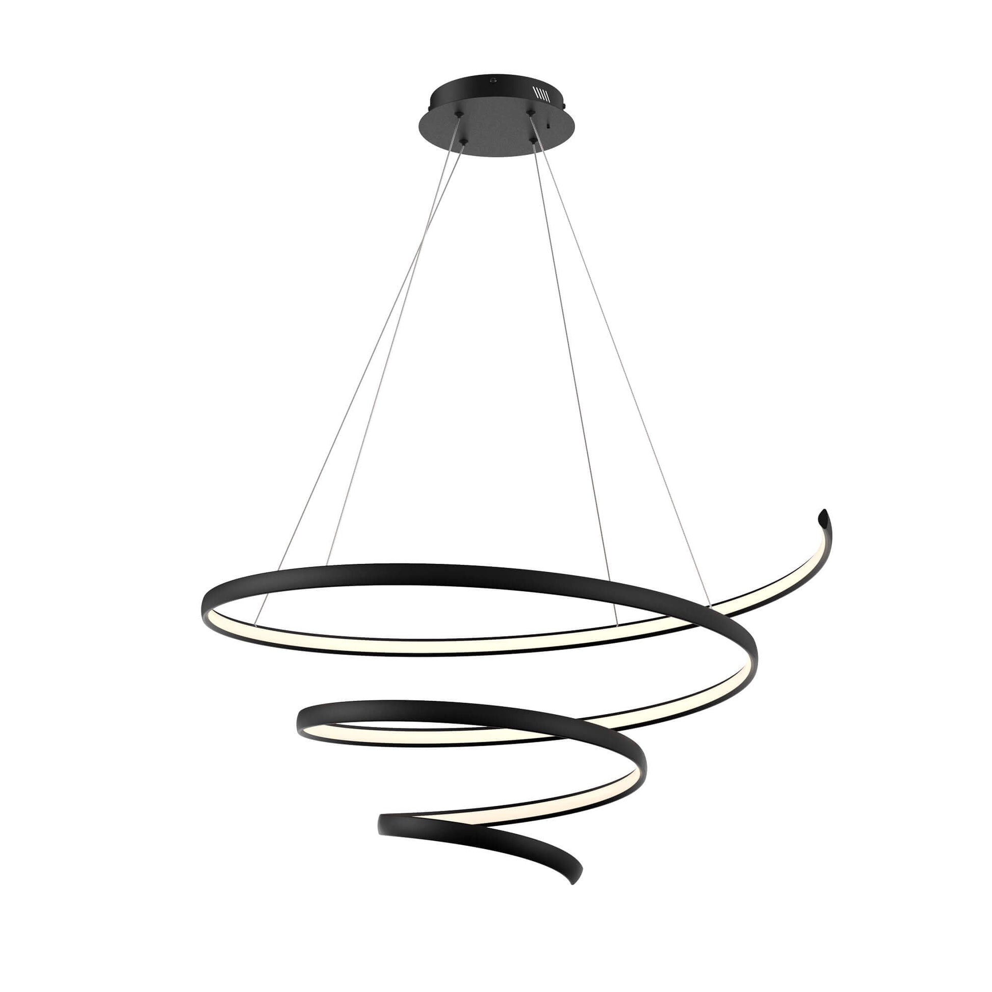 DALS-SPR34-CC-BKDals SPR34-CC Helix 34" 60W LED Pendant Selectable CCT