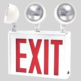 TB-8NY-2/3R-LED-NEmergilite 8NY-2/3R-LED-N NYC Approved Emergency Light Exit Sign Combo