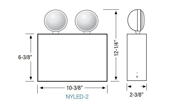 TB-NYLED-2Emergilite NYLED-2 NYC Approved Emergency Light