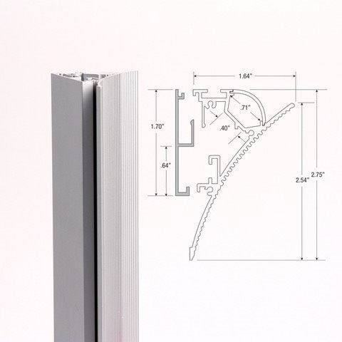 GML-LED-CHL-MI-C8GM Lighting LED-CHL-MI-C8 LED Cove Channel