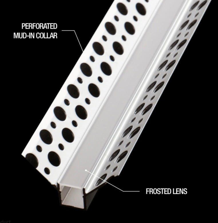 GML-LED-CHL-MI-ISC8GM Lighting LED-CHL-MI Inside and Outside Corner LED Tape Mud In Channels