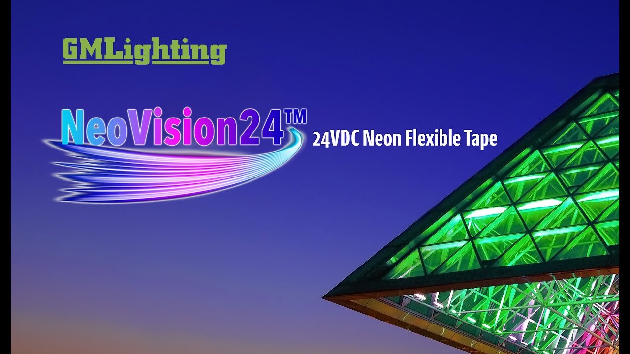 NV24S-3W-AM-16GM Lighting NV24S-3W NeoVISION24™ SideFlex Neon Tape 16FT/32FT