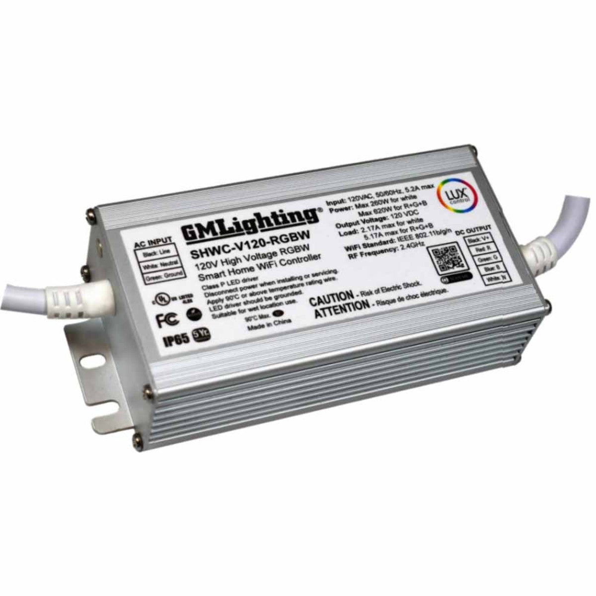 GML-SHWC-V120-RGBWGM Lighting SHWC-V120-RGBW LUXcontrol™ SMART Vision120 RGBW WIFI CONTROLLER (120V)
