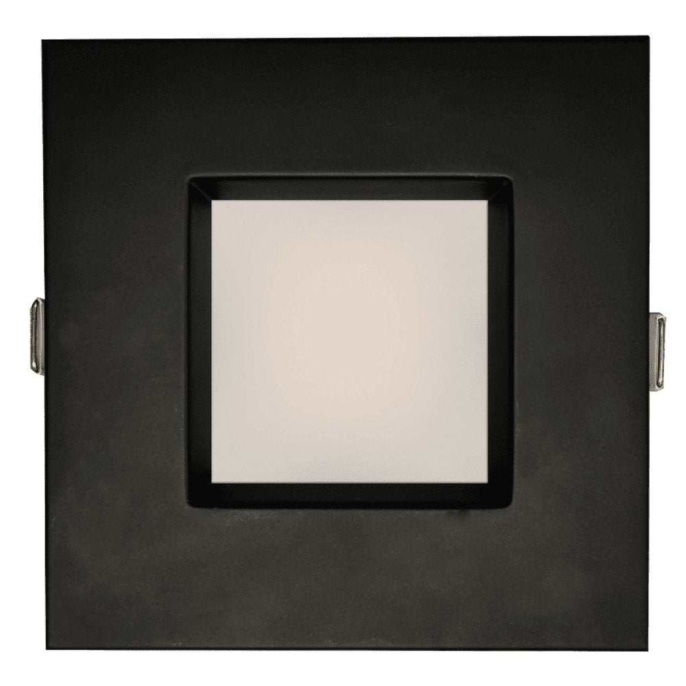 GDL-G48461Goodlite Black Trim 4" 15W LED Regressed Slim Downlight Selectable CCT