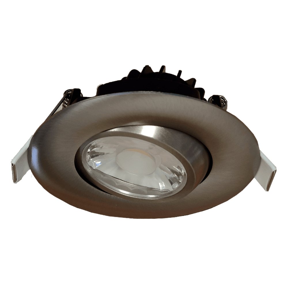 GDL-G19847Goodlite G-19847 3" 8W LED Recessed Gimbal Downlight Selectable CCT Brushed Nickel