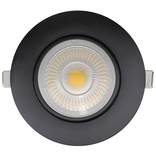 GDL-G20008Goodlite G-20008 4" 20W LED Recessed Spotlight Gimbal Round Selectable CCT Black