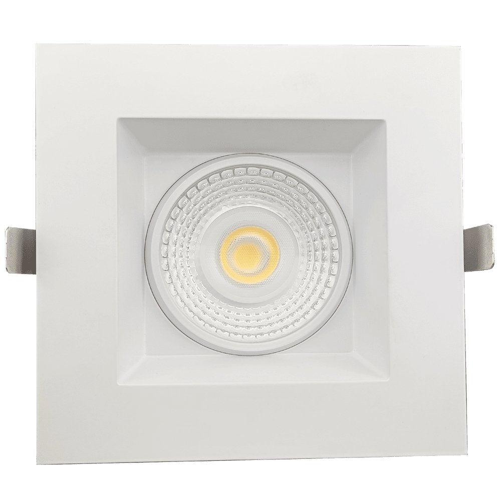 GDL-G20094Goodlite G-20094 6" 22W LED Square Spotlight Regressed Gimbal Selectable CCT