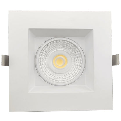 GDL-G20094Goodlite G-20094 6" 22W LED Square Spotlight Regressed Gimbal Selectable CCT